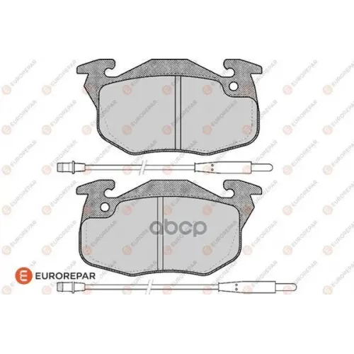 Набор Передних Тормозных Колодок (4 Шт) EUROREPAR 