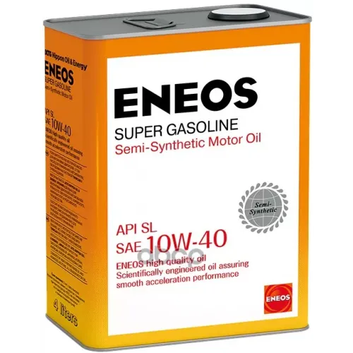 ENEOS Масло Моторное Eneos Super Gasoline Sl Псинт 10W40 4Л