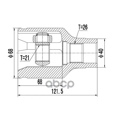 Шрус Внутренний Suzuki Liana (01--08), - R Zikmar 