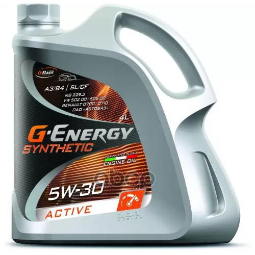 G-Energy Масло Моторное 5W30 G-Energy Active Синтетика 4 Л