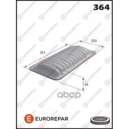 Фильтр Воздушный Mazda 3 1.4/1.6 03- EUROREPAR 