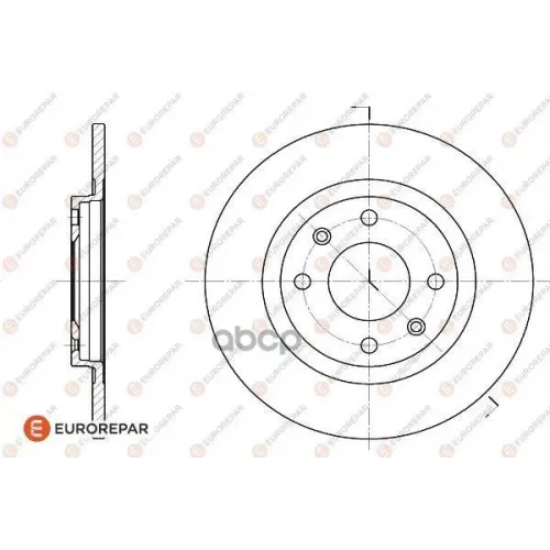 Набор Передних Тормозных Дисков (2 Шт) EUROREPAR 