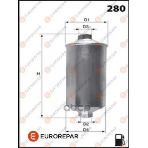 Фильтр Топливный Alfa Romeo/Jaguar/Volvo EUROREPAR 