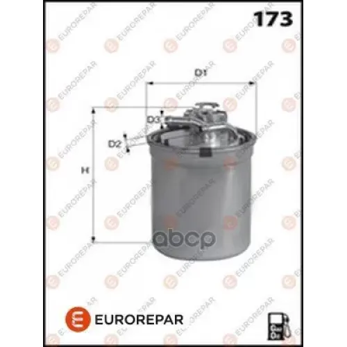 Фильтр Топливный EUROREPAR 