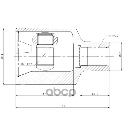 Шрус Внутренний Chevrolet Epica V250 (07--15) Zikmar 