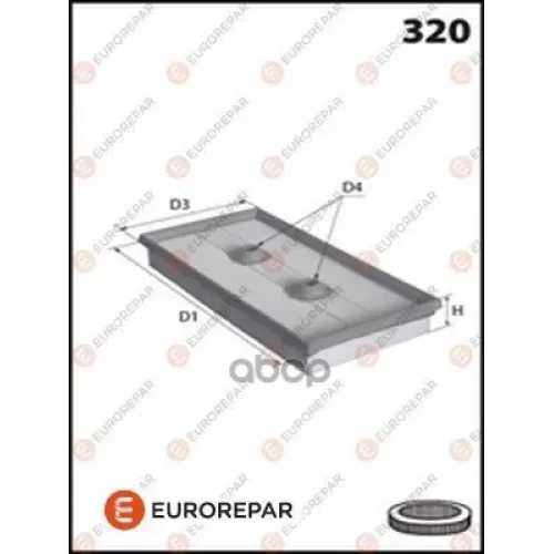 Фильтр Воздушный Vag A3/Golf/Seatleon/Octavia 12> EUROREPAR 