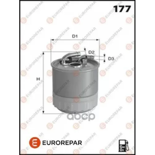 Фильтр Топливный Mb W203/211/164/Sprinter (901-906) 2.2D-4.2D 08- EUROREPAR 