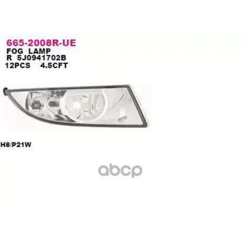 Фара Противотуманная Правая Depo 665-2008R-UE