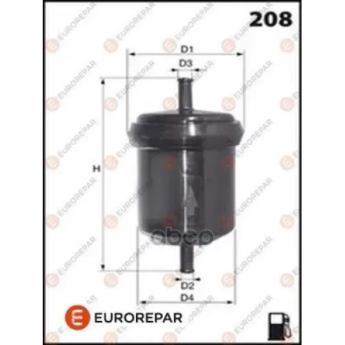 Фильтр Топливный Audi/Vw/Bmw/Peugeot EUROREPAR 