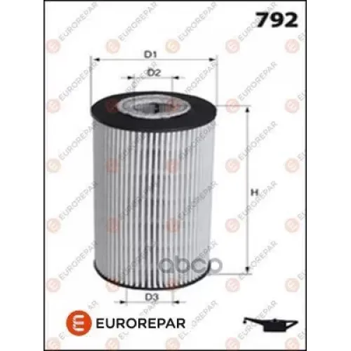 Фильтр Масляный Bmw E36/E39/E46/E60 2.0-4.0 EUROREPAR 