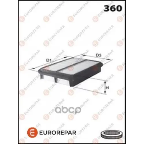 Фильтр Воздушный Toyota Camry/Rav 4/Carina EUROREPAR 