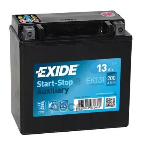 Акб Exide Micro-Hybrid 12V 200А 13Ah 200 A +/- 150X90x145 EXIDE 