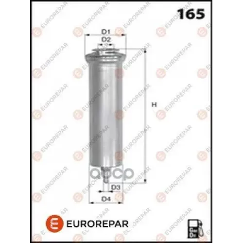 Фильтр Топливный EUROREPAR 