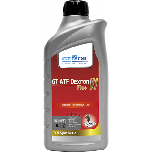 Масло Трансмиссионное Синтетическое Всесезонное Для Акпп Gt Atf Dexron Vi Plus, 1 Л GT OIL 