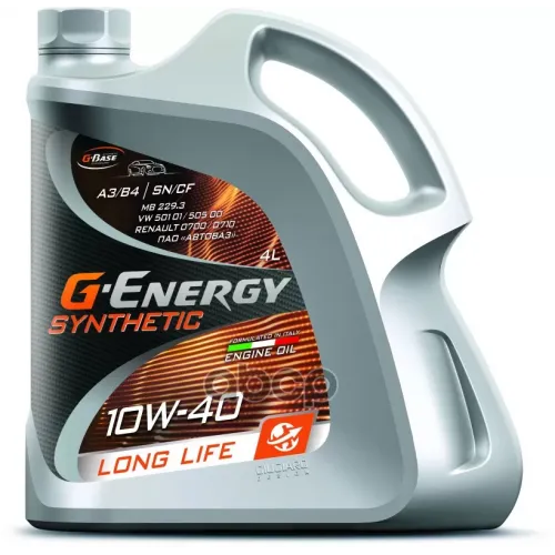 G-Energy G-Energy Synthetic Long Life 10W40 Масло Моторное Синтетическое 4L
