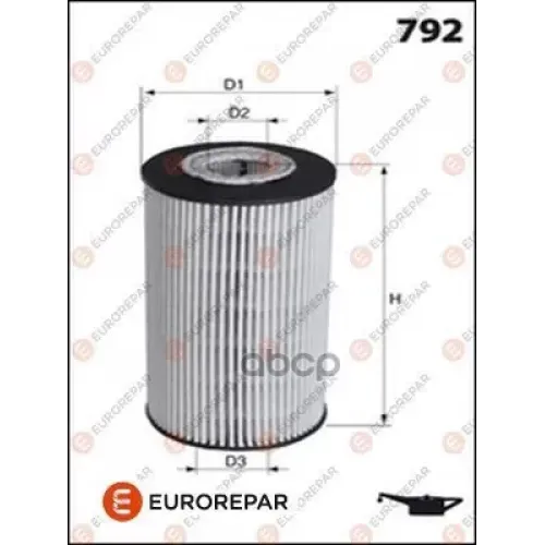 Фильтр Масляный Bmw E46/E81/E87/E90/X3 1.6-2.0 EUROREPAR 