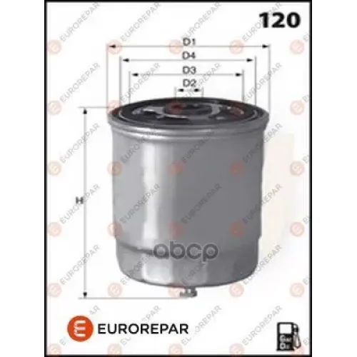 Фильтр Топливный Peugeot Boxer/Fiat Ducato 1.9-2.8 Jtd EUROREPAR 