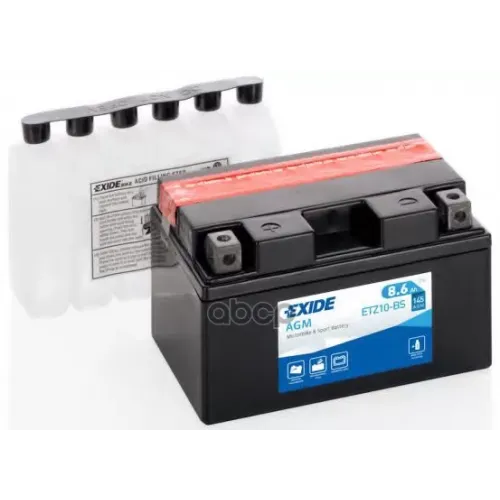 Мото Акб 12V 8,6 Ah 145A    150X87x93  /+-/            (Длина X Ширина X Высота) EXIDE ETZ10-BS