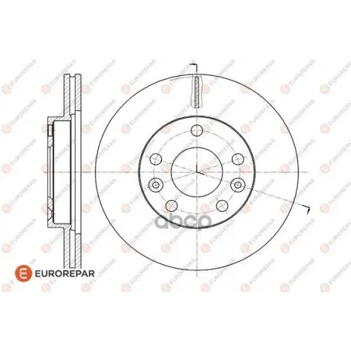 Диск Тормозной Renault Duster 11- Перед. EUROREPAR 