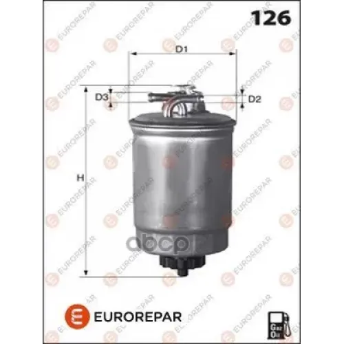 Фильтр Топливный Ford/Vag Galaxy/Sharan 1.9 Tdi -10 EUROREPAR 