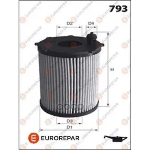 Фильтр Масляный Land Rover Rr 2.7 Td/Peugeot 407/Citroen C5 EUROREPAR 