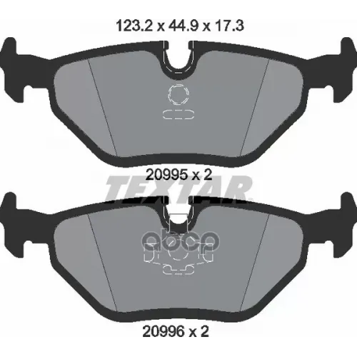 Колодки Тормозные Дисковые К Т 4 Шт. Textar 