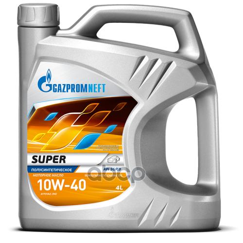 Gazpromneft Gazpromneft Super 10W40 Sg/Cd Масло Моторное Полусинтетическое 4L