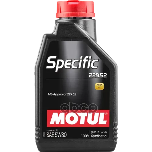 MOTUL Масло Моторное 5W30 Motul 1Л Синтетика Specific Mb229.52 C3 Sn/Cf
