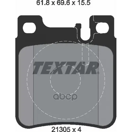 Комплект Тормозных Колодок Дисковый Тормоз Textar 