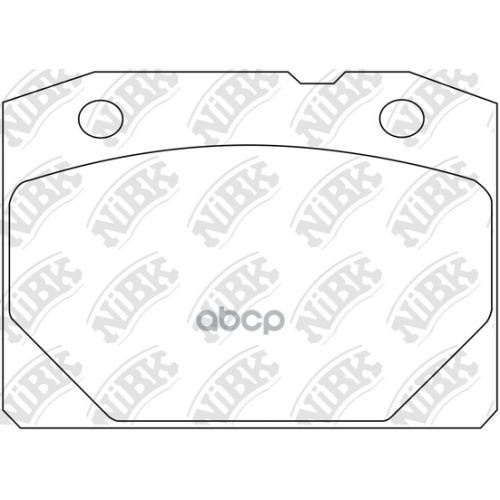 Колодки Тормозные Ваз 2101-2107 Перед. NiBK 