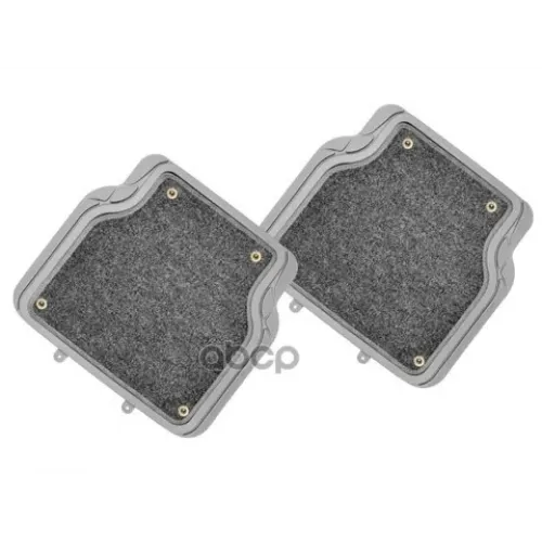 Коврики Задние, Пвх+Ворс, Отстегивающийся Ковролин Isky Base-2 К-Т 2 Шт., Сер. iSky 