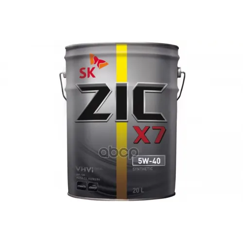 ZIC Масло Моторное 5W40 Zic X7 20Л Синтетика