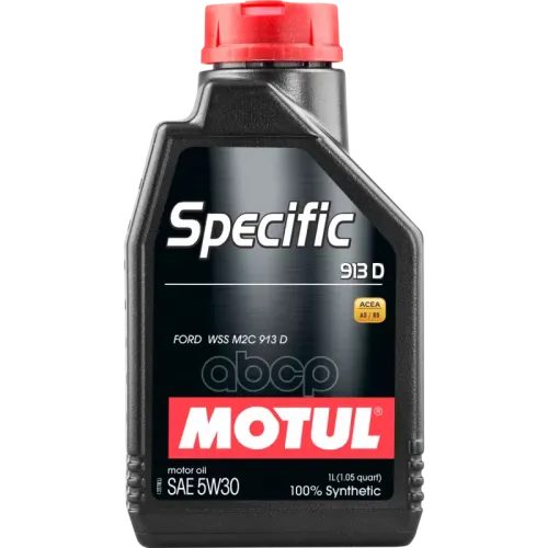 MOTUL Масло Моторное 5W30 Motul 1Л Синтетика Specific 913D Ford A5/B5