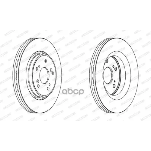 Диск Тормозной Honda Cr-V 07- Передн. (Мин. 2 Шт) Ferodo 