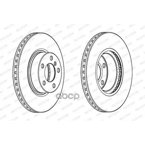 Диск Тормозной 1 Шт Ferodo DDF2314C-1