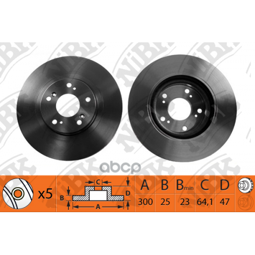 Диск Тормозной NiBK 