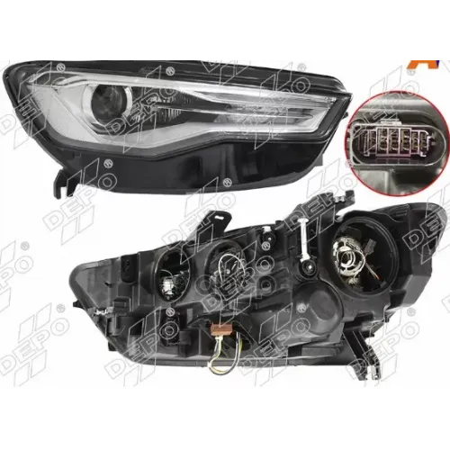 Фара Audi A6 C7 -18 Основн. Прав. Depo 