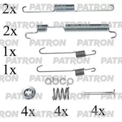 Комплект Монтажный Тормозных Колодок Hyundai Accent 00- Задн. PATRON 