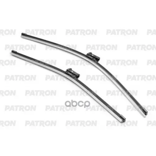 Щетки Стеклоочистителя 61См + 51См К-Кт Плоская Push Button 19Mm Audi A5 07- / Bmw X5 (E70) / Vw Tig PATRON PWB6151-KIT-A5