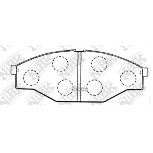 Колодки Тормозные Задние NiBK 
