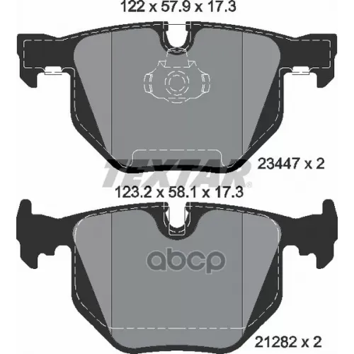 Колодки Тормозные Дисковые К Т 4 Шт. Textar 