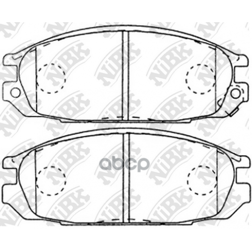 Тормозные Колодки Дисковые Nissan Patrol NiBK 