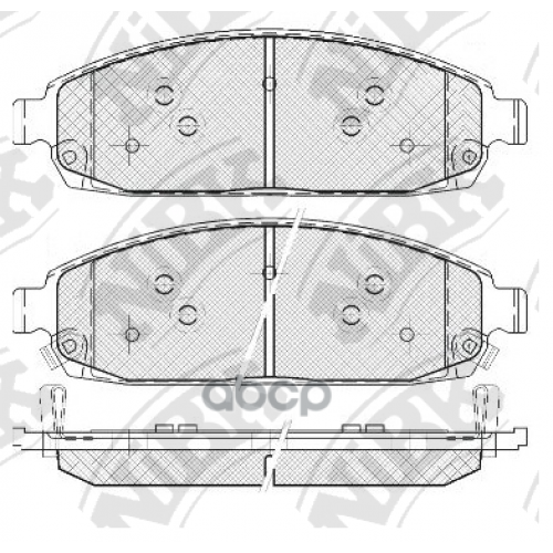 Тормозные Колодки Дисковые Jeep Grand Cherokee NiBK 