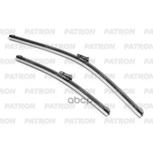 Щетки Стеклоочистителя 61См + 41См К-Кт Плоская Push Button 16Mm Vw Polo (6R, 6C, 61) PATRON PWB6141-KIT-VAG