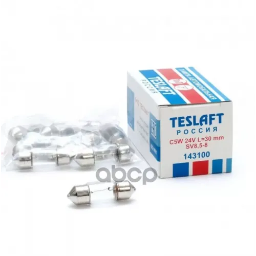 Лампа Накаливания C5w. 24V/5W L=30Mm. Цоколь Sv8,5-8 Teslaft 