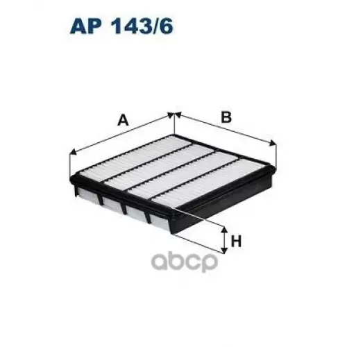 Фильтр Возд.toyota Land Cruiser 4.7 V8 2008=> Filtron AP143/6