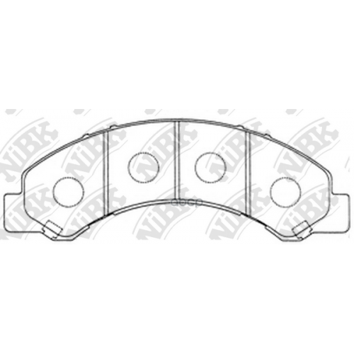 Колодки Тормозные Передние NiBK 