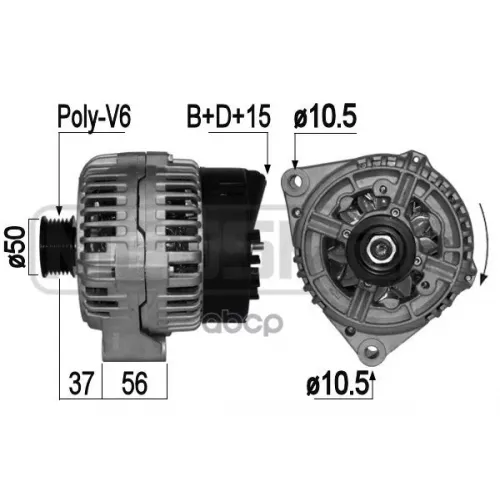 Генератор Mercedes W220 150A Era 