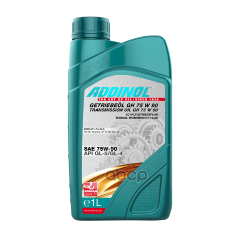 Addinol Getriebeöl Gh 75W90 Gl4/Gl5 Жидкость Трансмиссионная (1L) ADDINOL 
