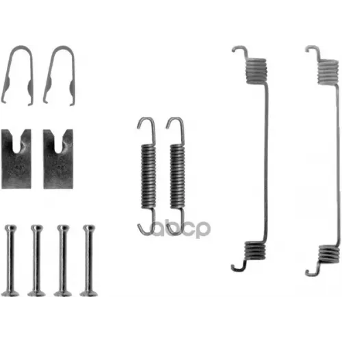 Ремкомплект Торм. Колодок Ford Fiesta/Fusion 03- Зад. Textar 